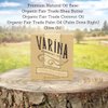 Varina Natural Sandalwood Bourbon Bar Soap - Gentle Cleansing for Sensitive Skin, Experience Healthy and Glowing Skin (Sandalwood Bourbon, 3 Pack)