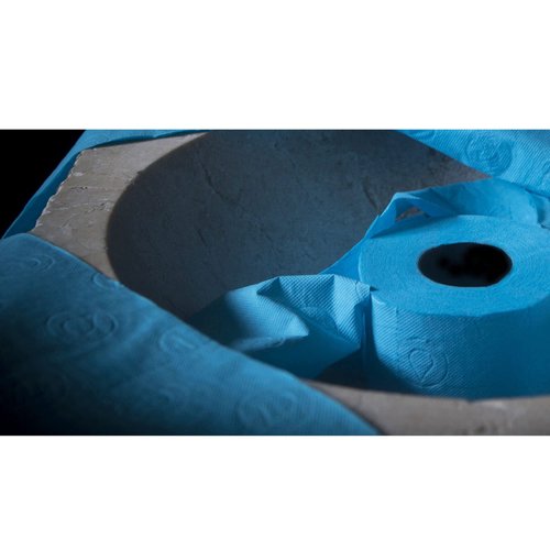 Renova Toilet Roll - Blue Paper (6 Roll Standard Pack)