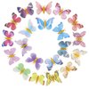 Jaciya Butterfly Hair Clips Colorful Barrette Hair Accessories for Women Girls Glitter Butterfly Accessories 20 Pieces