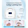MelodySusie UV LED Nail Lamp, 48W Professional UV Nail Light for Gel Nails Polish Fast Curing with Automatic Sensor, 4 Timer Setting, LCD Display P-PLUS24 (48W Nail Lamp 1)
