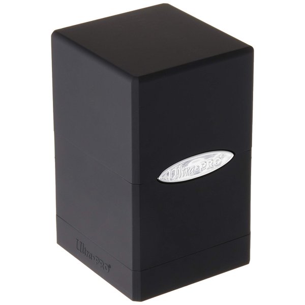 Ultra Pro Satin Tower Deck Box | Black | 1-Pack