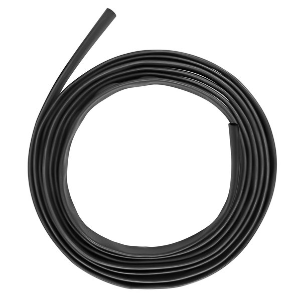 XHF 1/2 Inch 10Ft 3:1 Waterproof Heat Shrink Tubing Roll Marine Grade Adhesive Lined Heat Shrink Tube, Insulation Sealing Oil-Proof Wear-Resistant Black