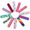 XINGZI 20 Pieces Mini Professional Nail Files Double Sided Emery Boards Nail File and Buffers Pedicure Manicure DIY Nail Tools for Women Girls (Color Random)