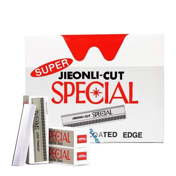sansheng Razor Blades 100pcs Safety Razor Blade,Single Edge Razor Blade，Straight Edge Barber Razor,Eyebrow Razor for Men and Women