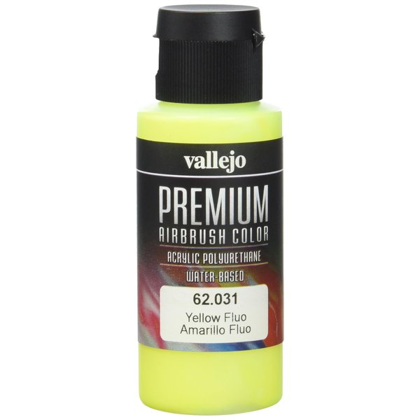 Vallejo Color Fluorescent Yellow Premium RC Colors