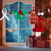 Glimin 1 Set Christmas Elf Doll Accessories Kits 2024 Includes Apron Chef Hat Hammock Swing Sleeping Bag Bathrobe Sweater Dress Headwear Scarf Ear Muffs Eye Mask Glasses Shoes for Elf Doll(Reindeer)