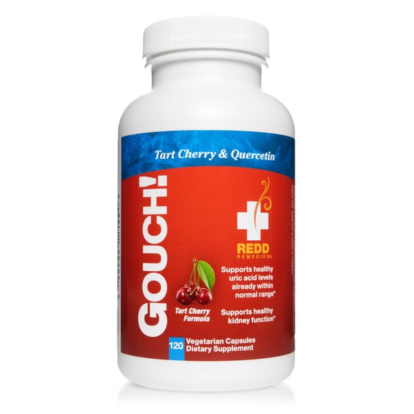 Redd Remedies, Gouch!, Supplement Support for Joints and Uric Acid Levels, Tart Cherry and Ginger Root, 120