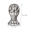 CIMAXIC 2Pcs plastic wig stand hat display wig head stand wig display holder Mannequin Wig Stand Manikin head Glasses Stand helmet stand rack portable wig stand drying rack travel hair
