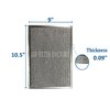 2-Pack Air Filter Factory Replacement For GE WB02X10700 9 X 10.5 X 3/32 Inches Range Hood Combo Filter