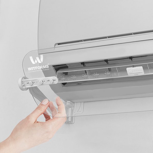 WITFORMS/CLASSIC - Adjustable AC air deflector suitable for Split air conditioners. Enhance cooling and heating circulation