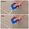4 Pieces Silicone Caulking Tool Set Sealant Finishing Tool Grout Scraper Caulking Removal Tool for Kitchen Bathroom Floor Sink Joint Sealant Sealing,Reuse and Replace (Blue)