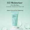 Dr.Different 113 Moisturizer - Sebum Control Face Moisturizer for Oily Skin, Pore Reducing and Trouble Care, Hypoallergenic Moisturizing and Soothing Facial Cream, 3.38 oz.