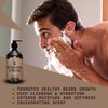 Striking Viking Beard Wash Conditioner Sandalwood Scent - Beard Shampoo Paraben & Sulfate Free for Men - Deep Cleansing for all Beard Types (Sandalwood)