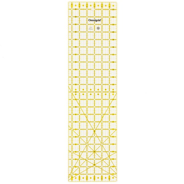 Omnigrid R6524 Omni Grid Ruler 6.5X24In, 6-½" x 24", Multicolor