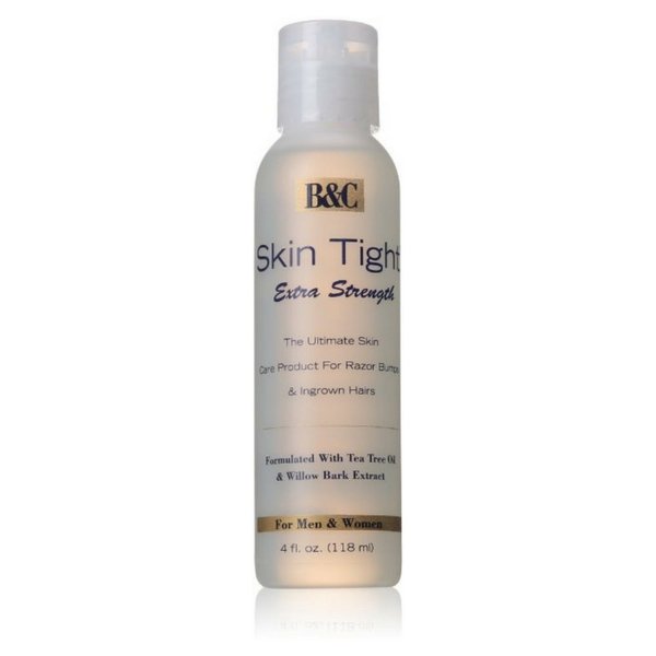 Skin Tight 4 Ounce Extra Strength For Razor Bumps & Ingrown Hair (118ml) (2 Pack)