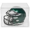BallQube Mini Helmet Display Case Autographed Mini Helmet Case for Display Mini Helmet Cube Display Memorabilia Mini Helmet Display Case Square Clear Sports Storage Mini Helmet Display Case Holder