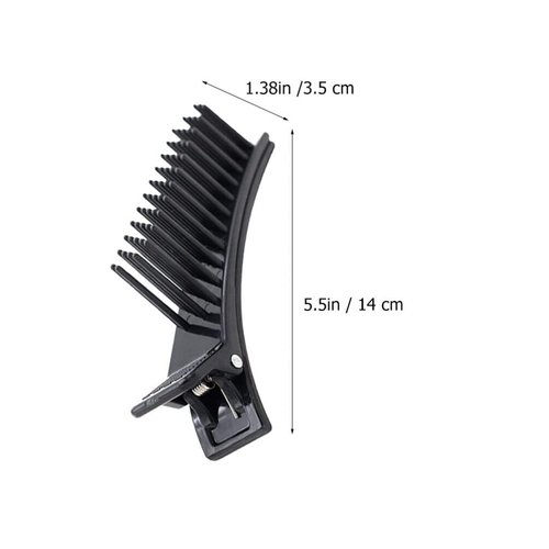 KALLORY 3pcs Hair Sectioning Clips, Professional Hair Alligator Clips Hair Parting Duck Bill Clips Hair Styling Tool
