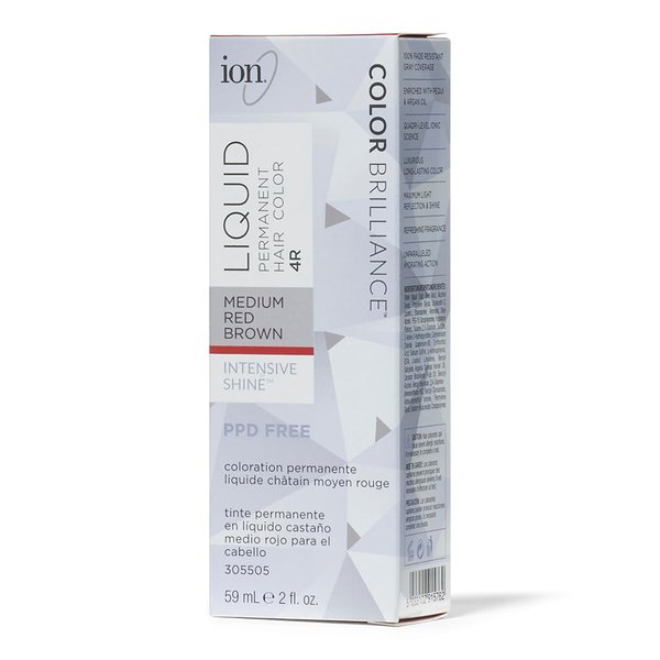 4R Medium Red Brown Permanent Liquid Hair Color