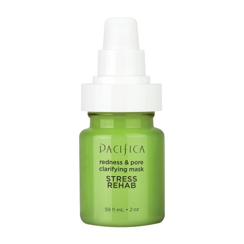 Pacifica Beauty Stress Rehab Redness and Pore Clarifying Mask, Skincare, Niacinamide, Zinc, Caffeine, Matcha, Pore Minimizer, Reduce Redness, For Oily and Combination Skin, Vegan, 2 fl oz (1 Count)