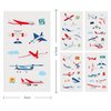 24 Sheets Airplane Temporary Tattoos, Birthday Decorations Airplane Party Favors