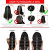 Jasperel Deep Wave Closure Wig Human Hair 4x4 Transparent Lace Front Wigs for Black Women 150% Density Wet and Wavy Glueless Wigs Human Hair Pre Plucked Bleach Knots Natural Color 22 Inch