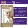 Smart Beauty Purple Hair Dye Semi Permanent, Bright Purple Hair Dye Perfect for Light Blonde, with Non-Drip Pre Mixed Formulation with Hair Conditioning Cream, Hair Colour, Vegan, Cruelty Free