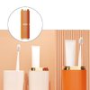 YanHLQJY Toothbrush case，Travel Toothbrush Case,Portable Toothbrush Toothpaste Box，Toothbrush Cup,Suitable for business trip, camping, travel or daily use (Orange)