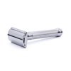 Edwin Jagger DE89KN14BL Reusable Classic Double Edge Safety Razor for Men (Knurled)