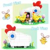 Ciesa Easter Chicks Farm Henhouse Building Kit, Easter Gifts for Boys Girls Age 6+, Easter Basket Stuffers Easter Egg Fillers, Easter Toys for Kids Easter Eggs Flowers Building Brick 469PCS