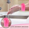 CAVETEE 9 Pcs Headbands for Kids, Towel Headband for Washing Face, Face Wash Wristband Set, Skincare Headband