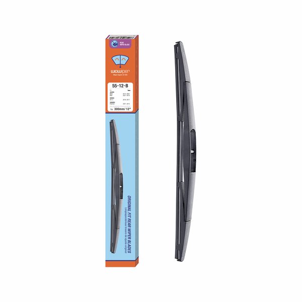 WOWIPER 12 inch (12-B) Rear Wiper Blade Replacement for Honda CRV 2022-2017 Element 2011-2003 /Jeep Wrangler 21-18 /Outlander 20-07/Nissan Pathfinder 12-04 Quest 17-11 Back Windshield Wiper for My Car