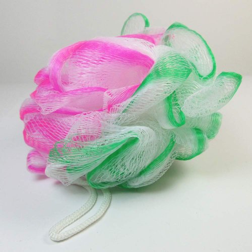 12 Lot Bath Shower Puff Sponges Loofah Mesh Brush Ball Body Scrubber Exfoliating