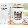 Flairy Land Makeup Artist Shot Glass 1.5oz -Beauty Magician - Model Beautician Hairdresser Makeup Enthusiast Actresses Esthetician MUA