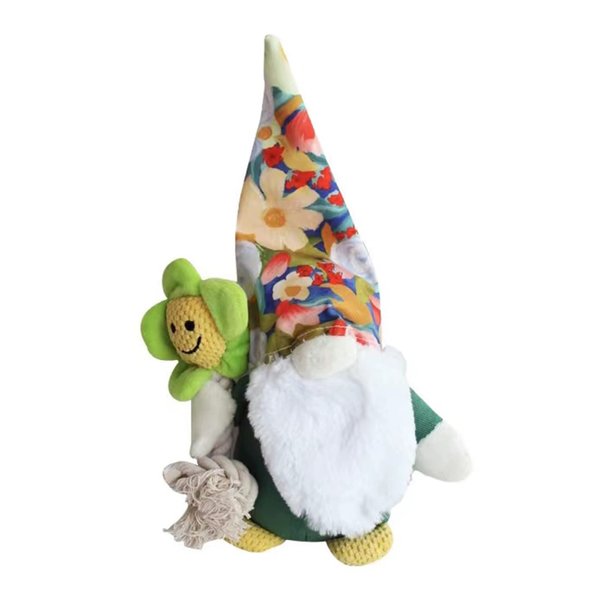Christmas Squeaky Dog Chew Toys, Durable Santa Claus Plush Dog Toys, Interactive Dog Teeth Cleaning Toys Gifts