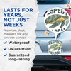 (2 Pack) Respect The Locals Turtle Magnets - Respect Nature - Eco Friendly Ocean Conversation - 5 Inches On Longest Side - Premium Vinyl - for Cars, Refrigerators, Toolboxes - Made in USA - MAG2073