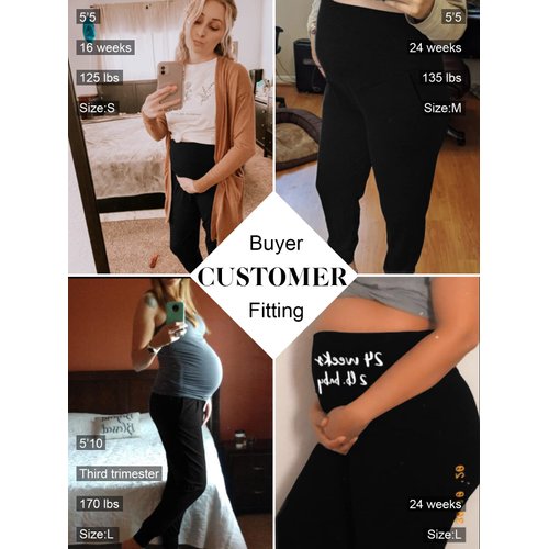 Liu & Qu Maternity Women's Casual Pants Stretchy Comfortable Lounge Pants