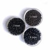 LSNDF 1000Pcs Non-Silicone Nano Ring Nano Lined Beads for Nano Ring Hair Extensions Hair Tinsel Feather Hair Extensions (4.0mm, Brown)