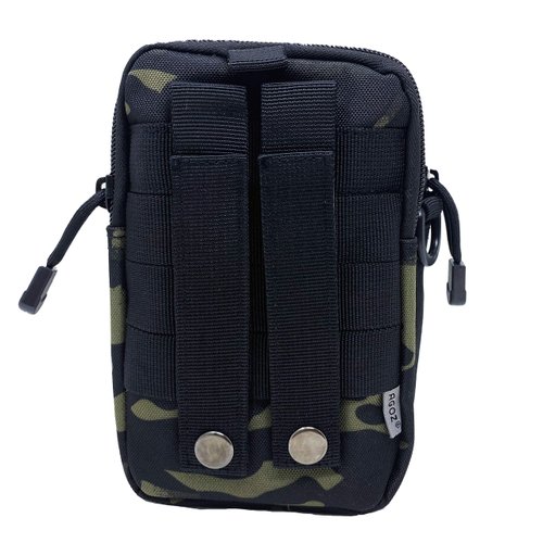 AGOZ Small Molle Pouch, EDC Utility, w/Detachable Cross Body Strap, Buckle Closure & Exterior Pen Sheath, Tactical Pouch, Molle Admin Pouch for Several Accessories, Duty Belt Pouch, Militar Grade Bag