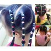 100 PCS Baby Hair Ties, Elastic Hair Bands Small Hair Ties for Girls Rubber Bands Elastic Ponytail Holders (10 Colors)
