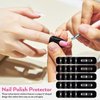 Beaupretty 100 Sheets Nail Protector Stickers Nail Protector Cover U-Shape Tape for Gel Polish Fingers