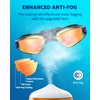 Aegend Swim Goggles, Flexible,Detachable Swimming Goggles No Leaking Full Protection Adult Men Women Youth, Bright Orange