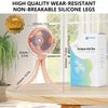 snawowo Mini Portable Baby Stroller Fan, Battery Operated Clip on Fan, Rechargeable 360° Rotate Flexible Tripod Handheld Cooling Fan for Car Seat Crib Treadmill Travel（Pink）