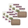 HERBOGANIC Castor Oil Herbal Soap | Natural Bar Soap for Face and Body | Nourishing and Rejuvenating | Infused with Castor Oil | Gentle for Men and Women | 5 Oz (Pack of 6)