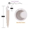Dream Catchers, Moon Dream Catcher with Lights-Macrame Dreamcatcher Bedroom Wall Decor,Dream Catcher Girls Room Decor Teenager,Moon Gifts Dream Catchers for Boys Mom Women-Moon Catcher Boho Wall Decor