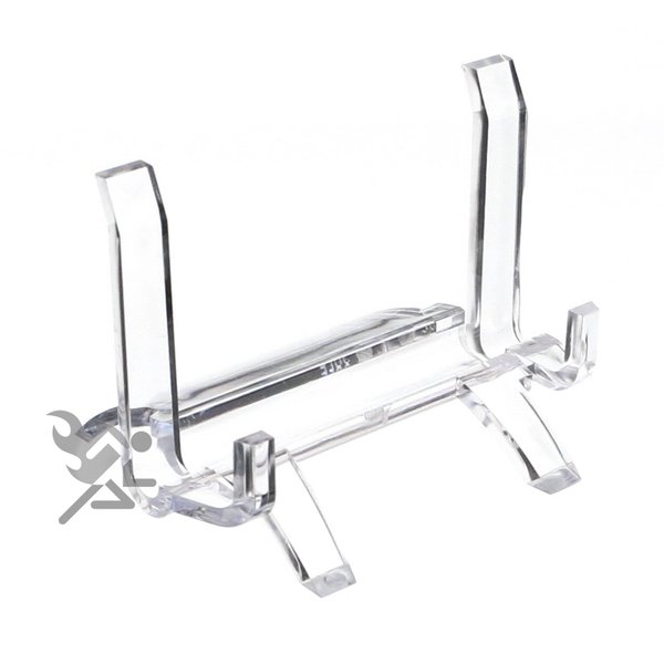 OnFireGuy (10 3" Clear Mineral Fossil Coin Commemorative Slab Proof Set Display Stand Holder Easels