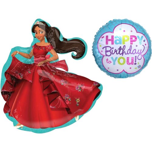 Anagram 31" Princess Elena Birthday Party Supplies Foil Balloon Bouquet Decorations