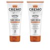 Cremo Barber Grade Sandalwood Shave Cream, Astonishingly Superior Ultra-Slick Shaving Cream Fights Nicks, Cuts And Razor Burn, 6 Fl Oz (2 Pack)