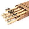 Bamboozled | Bamboo Toothbrush | Charcoal Infused BPA Free Soft Bristles | Organic & Vegan | Biodegradable & Eco-Friendly | Set of 8 | The Natural Way to Whitening Your Teeth