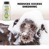 Wahl USA Shed Control Pet Shampoo for Dog Shedding & Dander – Lemongrass, Sage, Oatmeal, & Aloe for Healthy Coats & Skin – 24 Oz - Model 820005A