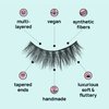 AOA Studio 3D False Eyelash 5 Pairs Natural Handmade Eyelashes Natural Volume Reusable Soft Makeup False Eyelashes 100 Percent Handmade Cruelty Free (Jackie)